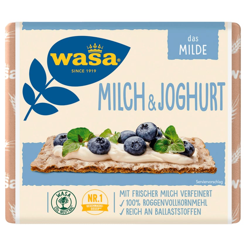 Wasa Knäckebrot Milch & Joghurt 230g